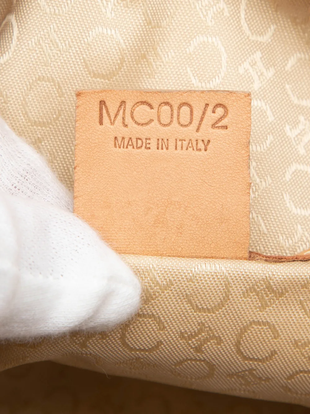 2000 C Macadam Suede Shoulder Bag