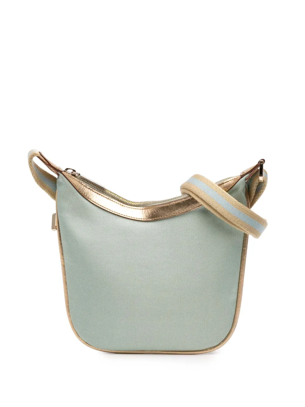 Gucci Pre-Owned 2000-2015 Canvas Web hobo bag - Blu