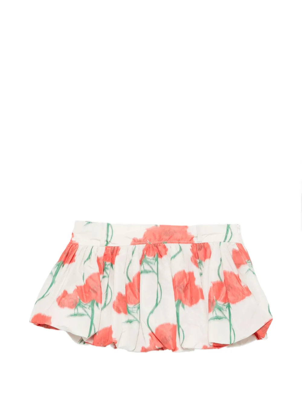 Kenzo Rose Balloon mini skirt - Bianco