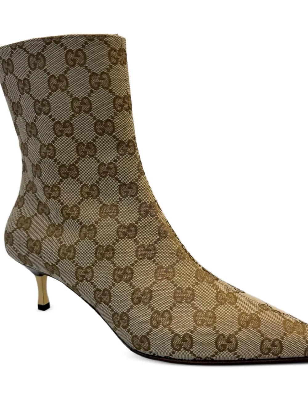 Gucci Pumps met monogram-print Beige