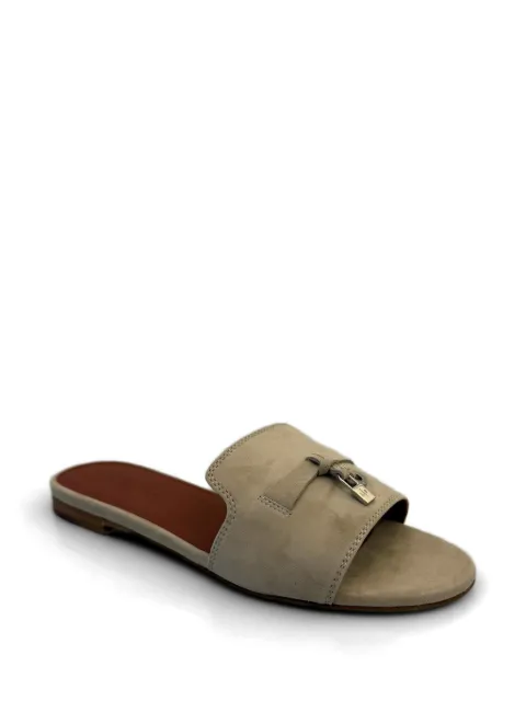 Loro Piana summer suede mules