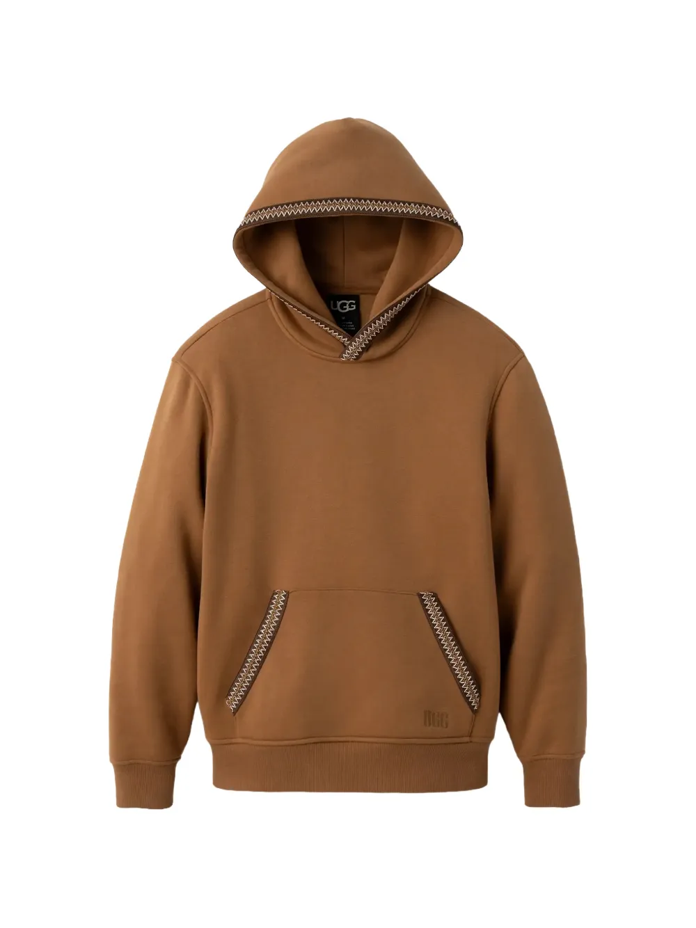 UGG Tasman trimmed hoodie - Marrone