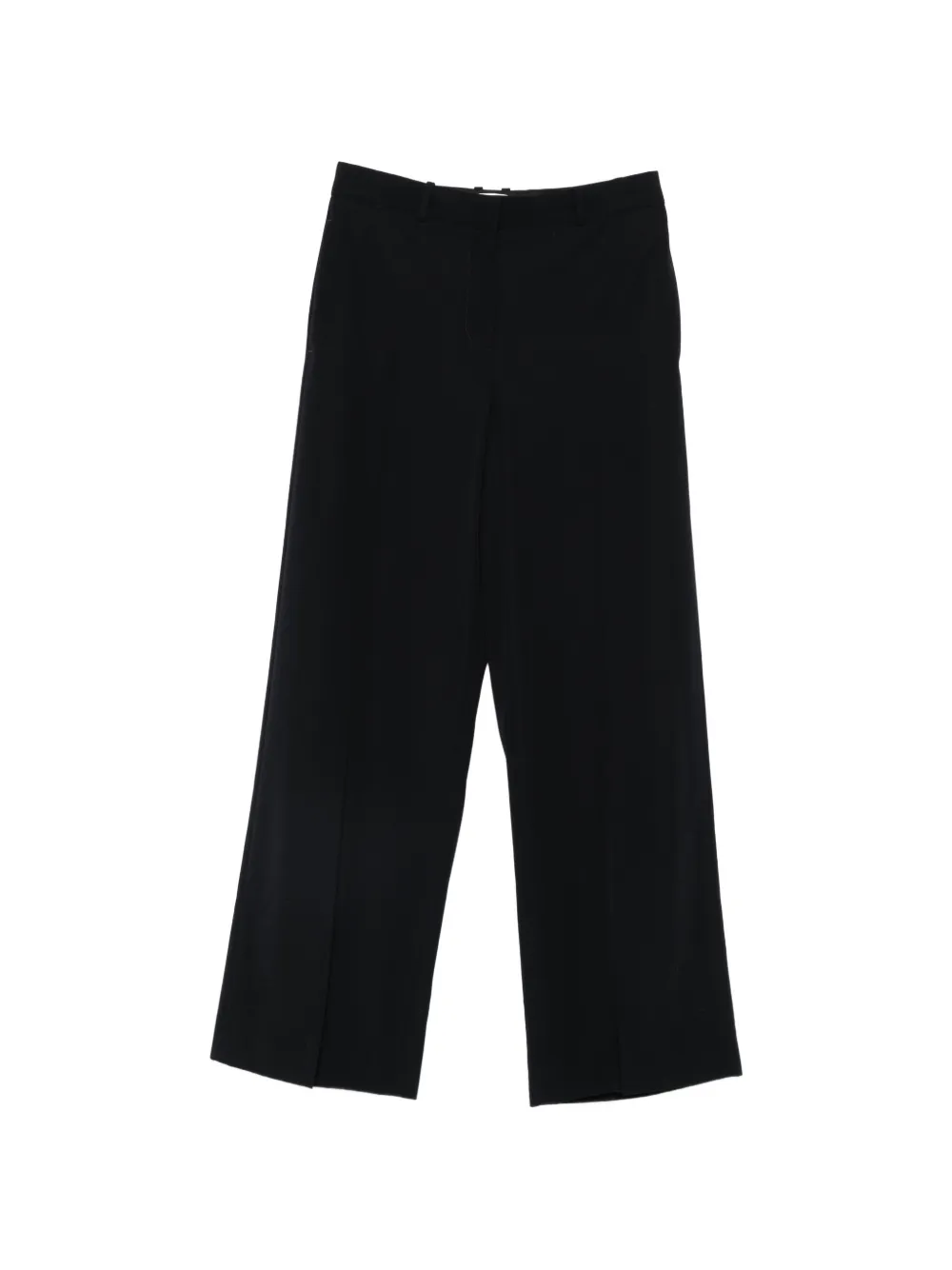 The Row Dender Straight-leg Trousers In Blue