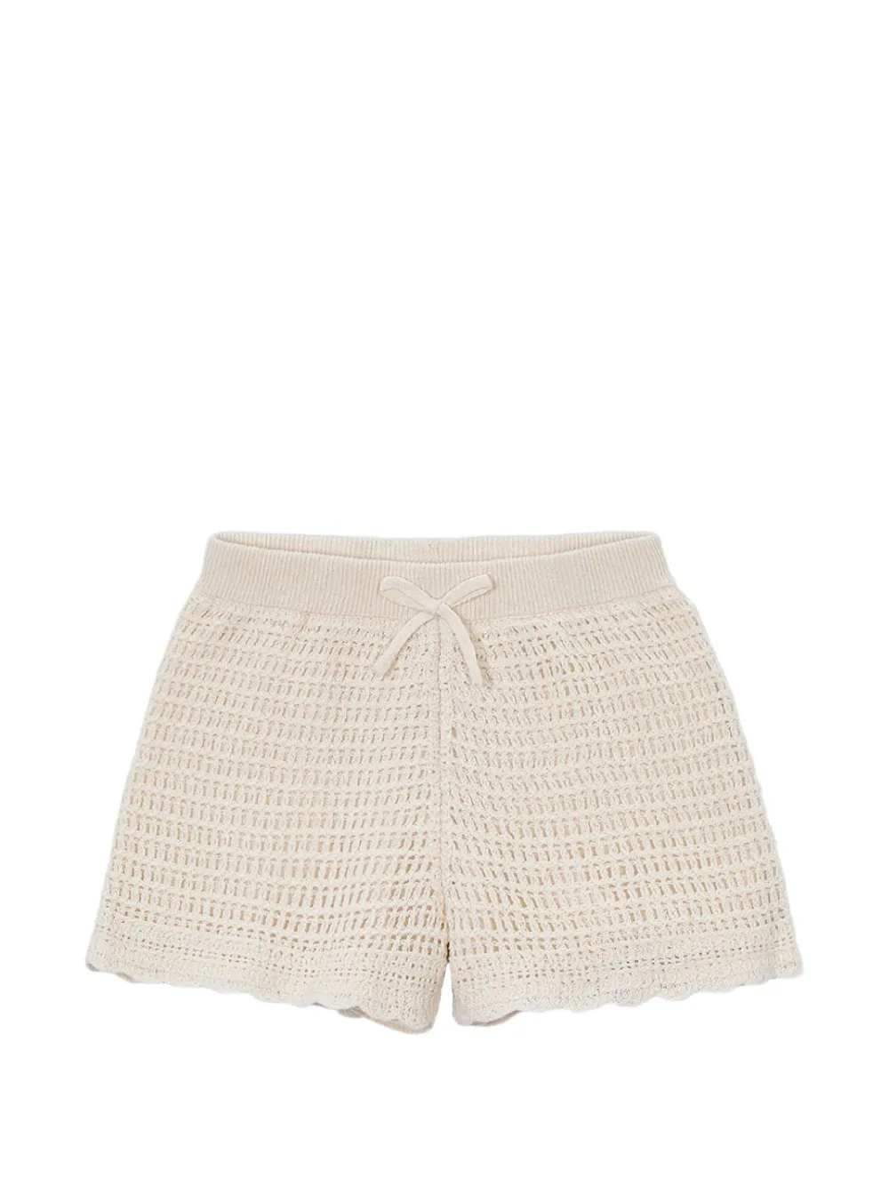 Mayoral crochet scalloped shorts - Toni neutri