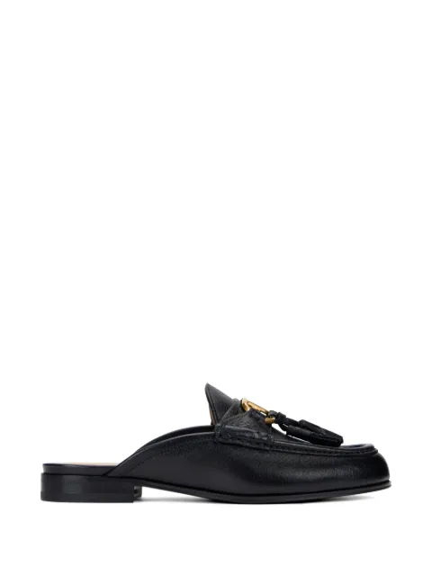 Valentino Garavani VLogo leather tassel mules