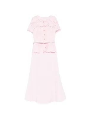 strapless open back dress Costarellos - Colette Lurex Georgette Halterneck Gown