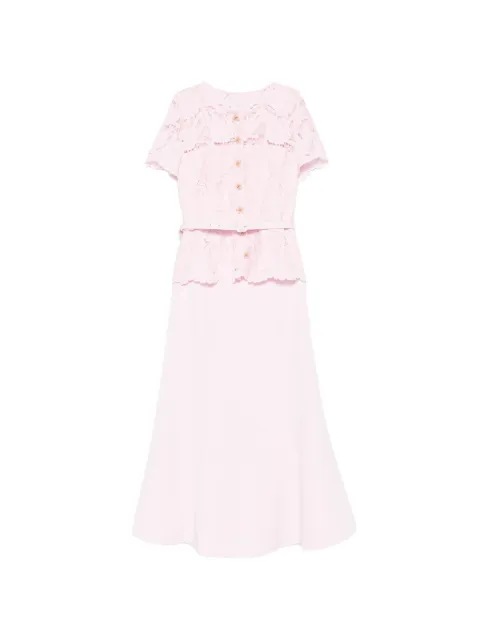 Self-Portrait vestido con cinturón