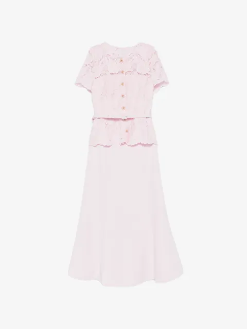 Self-Portrait lace belted dress