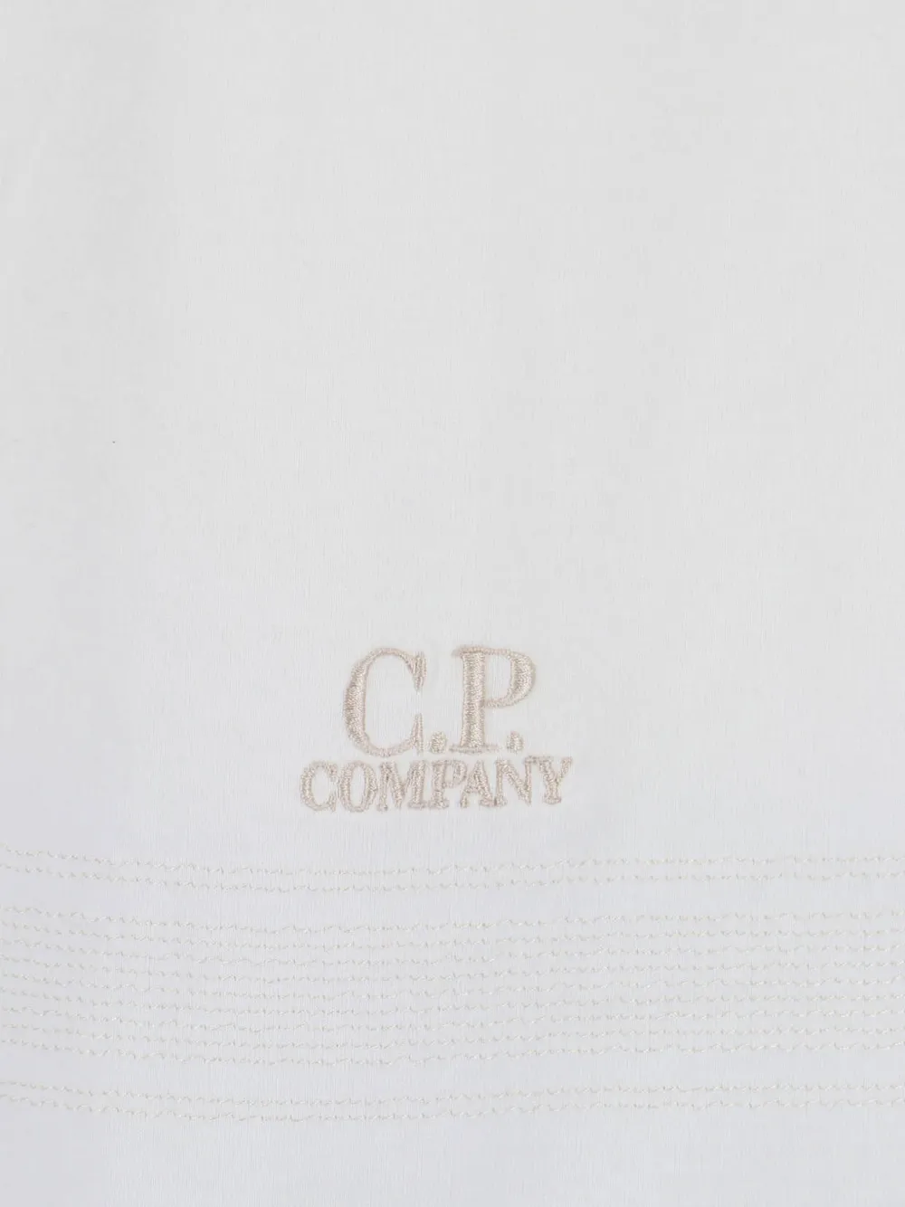 C.P. Company 30 2 gemerceriseerd jersey T-shirt met korte mouwen Wit