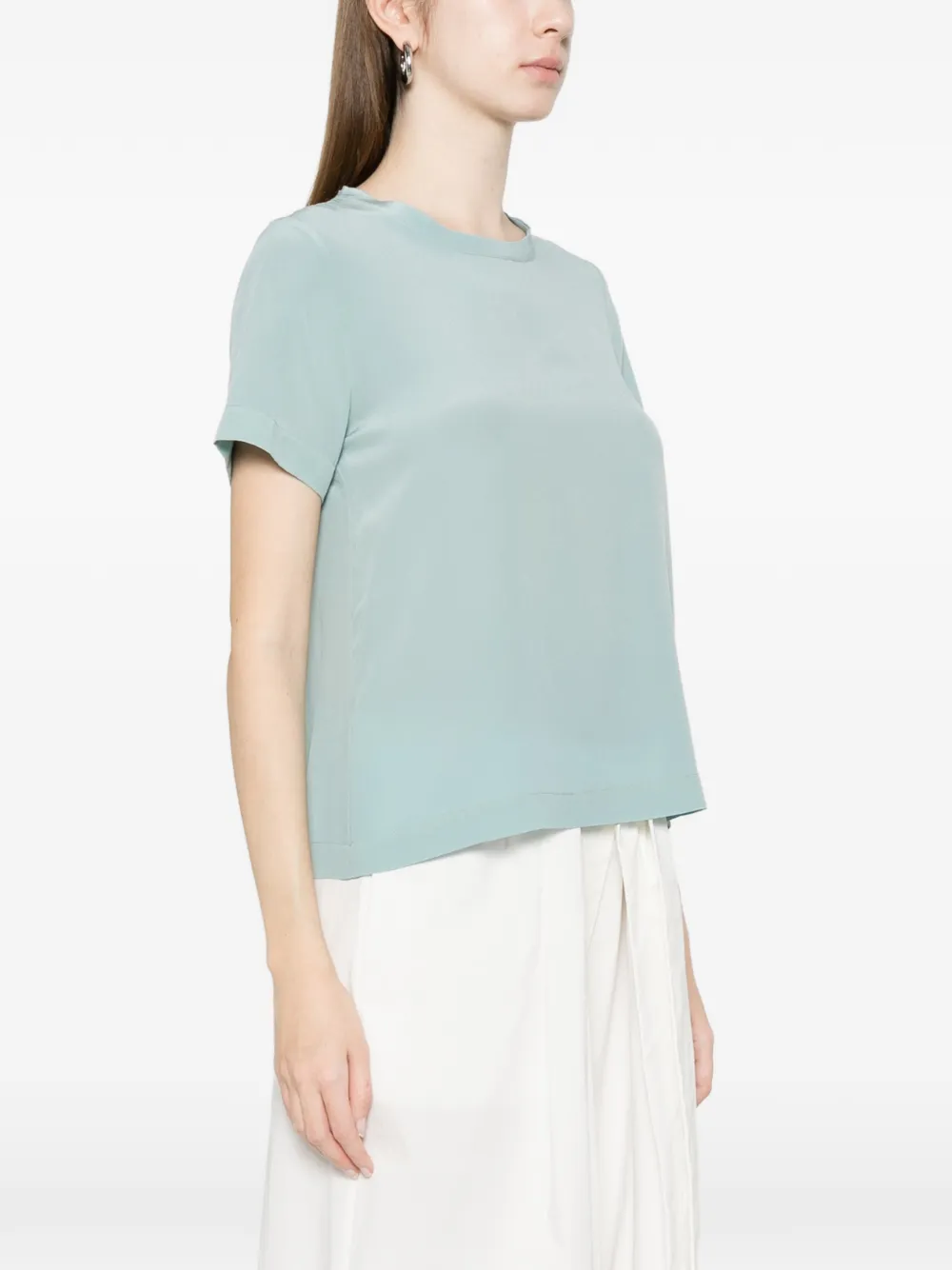 Arovescio Round-neck T-shirt - Blue 