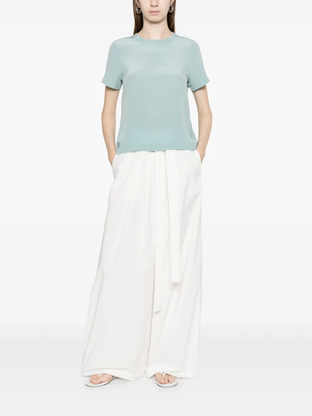  Arovescio Round-neck T-shirt - Blue 
