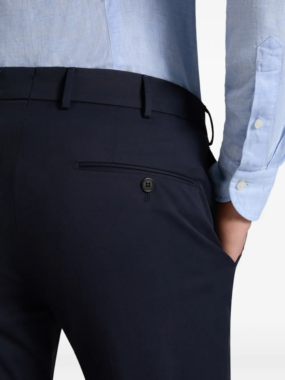 slowear Slim-fit pantalon Blauw
