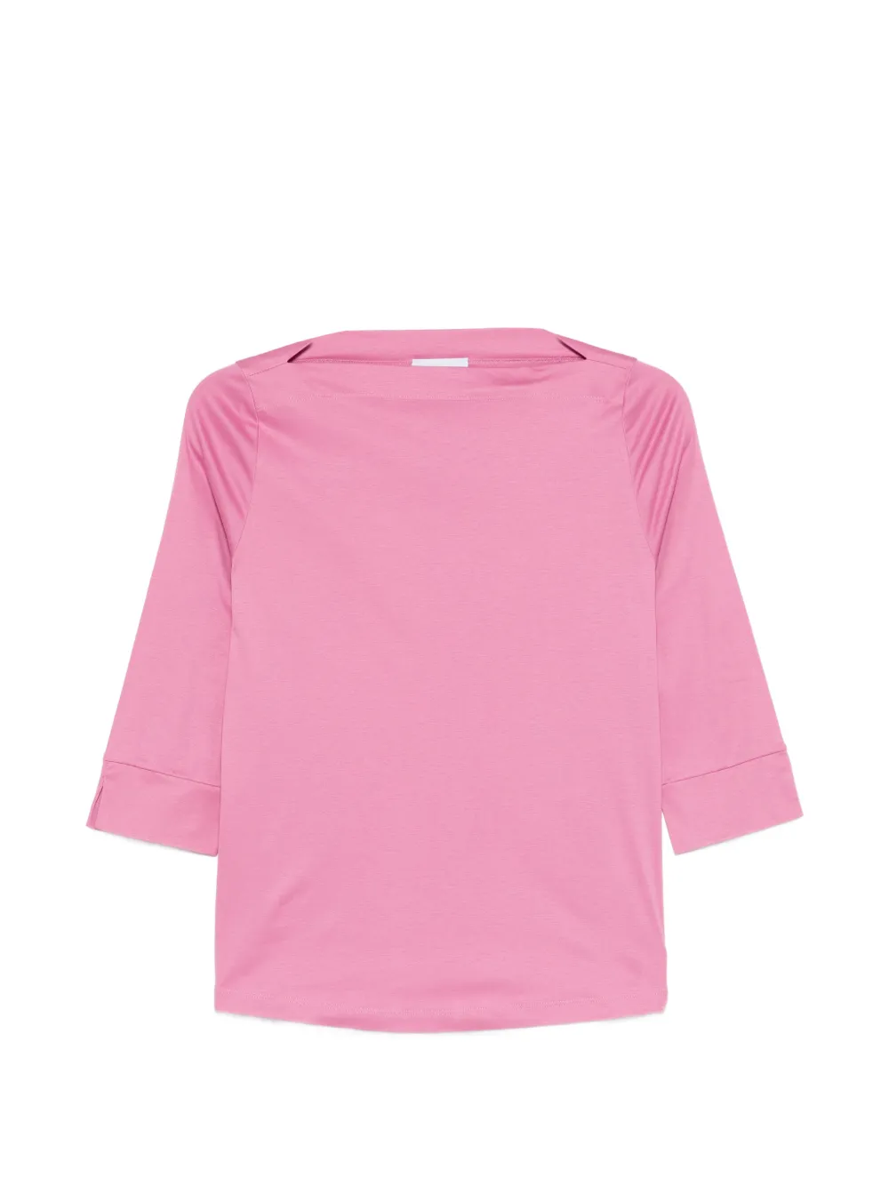 AROVESCIO T-shirt con scollo a barca - Rosa