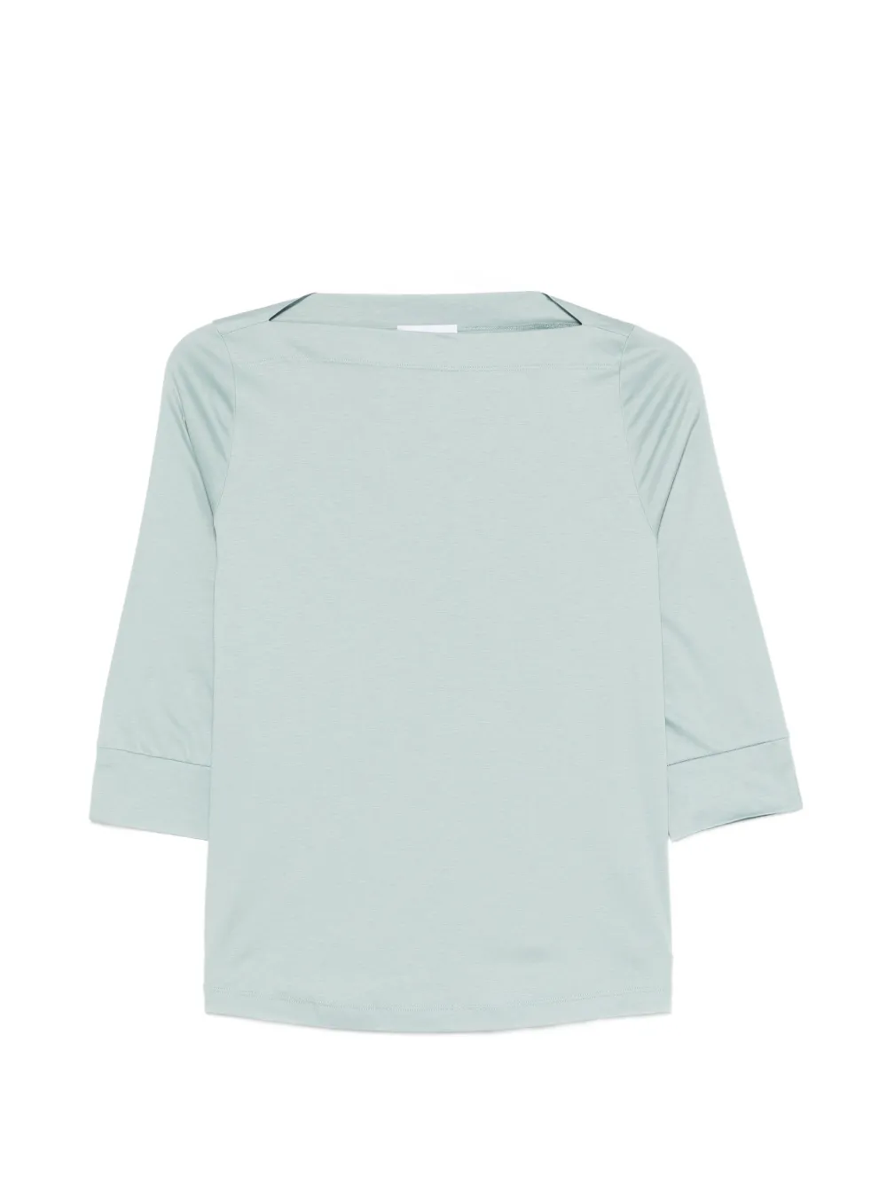 AROVESCIO boat-neck T-shirt - Blau