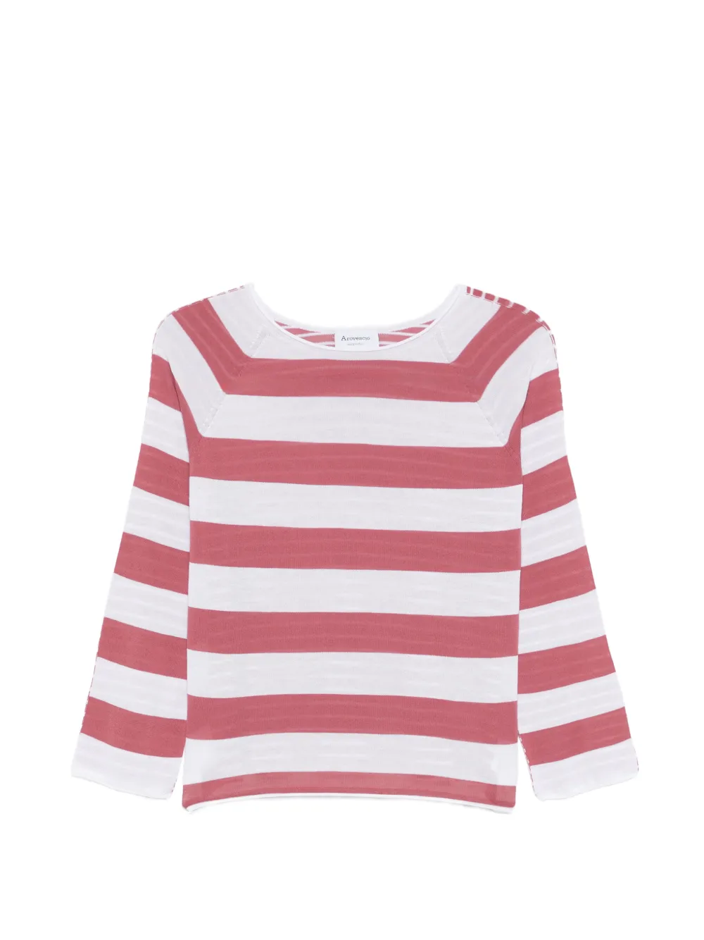 striped-pattern T-shirt