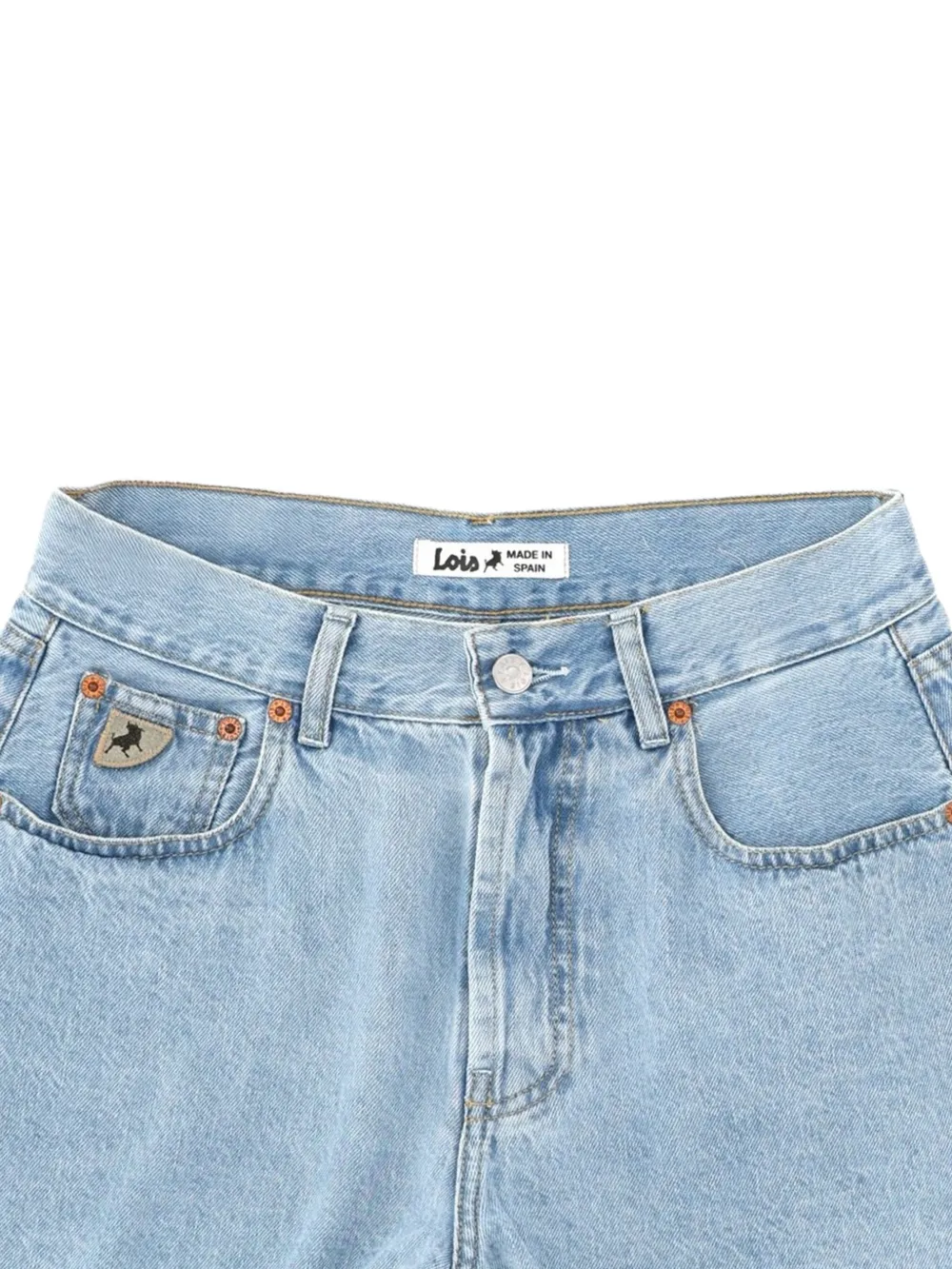  Iois Frayed Shorts - Blue 