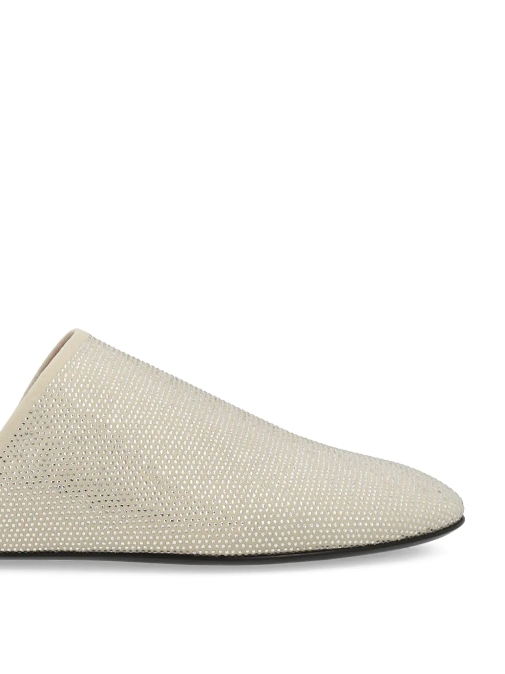  Premiata Rhinestone-embellished Mules - Neutrals 