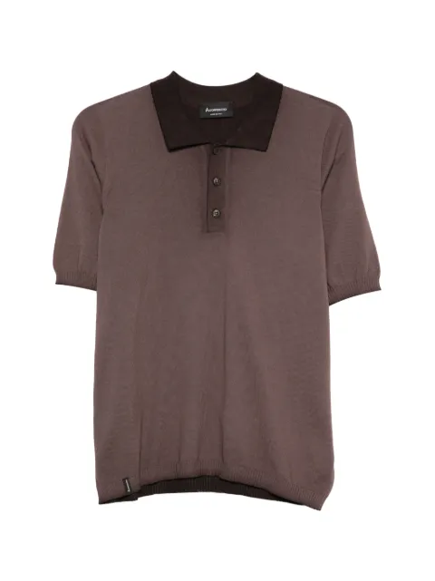 AROVESCIO button polo shirt