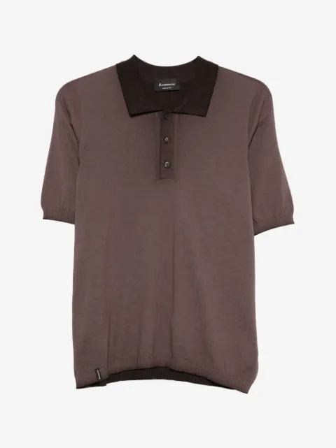 AROVESCIO button polo shirt