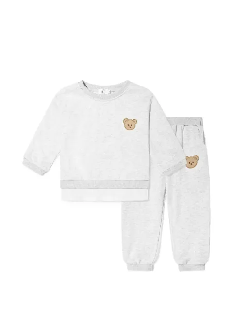 Cozy Crew Club bear-patch tracksuit set