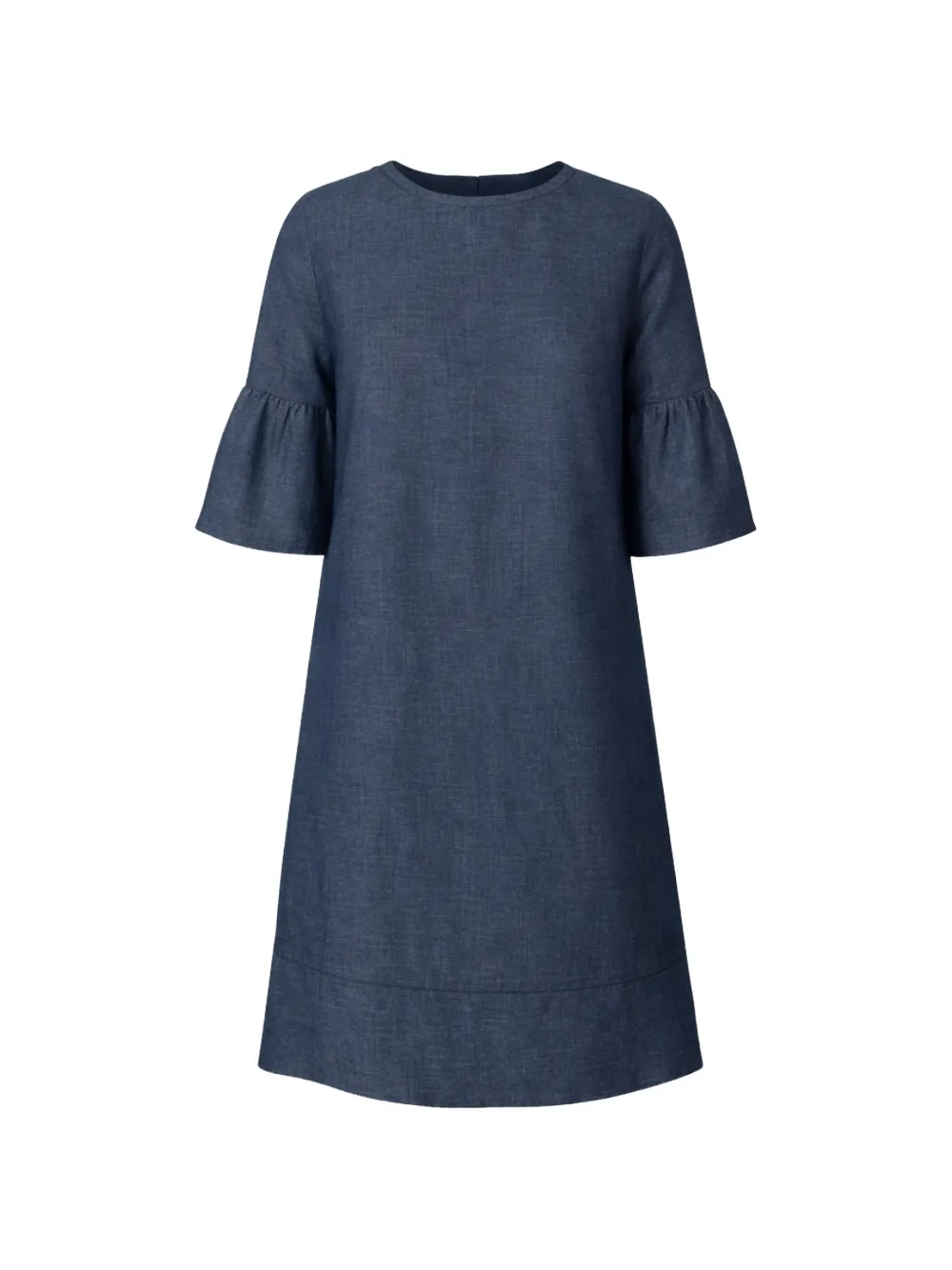Gran Sasso bell-sleeve mini dress - Blu