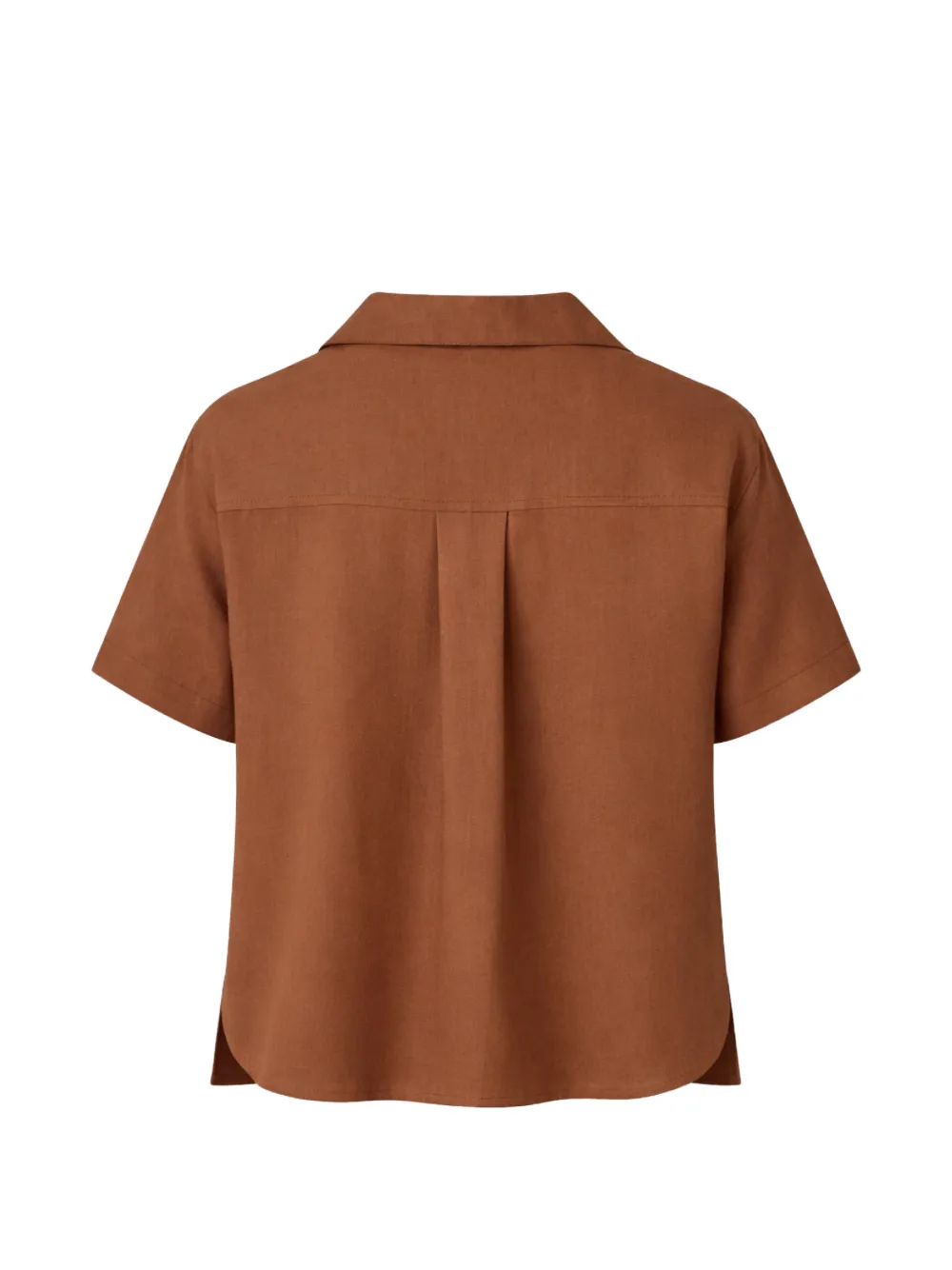 Gran Sasso T-shirt met kraag Bruin