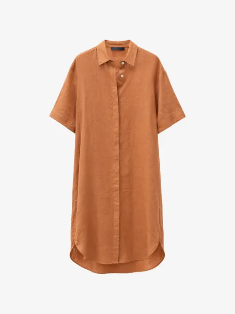 Gran Sasso short-sleeve mini shirt dress