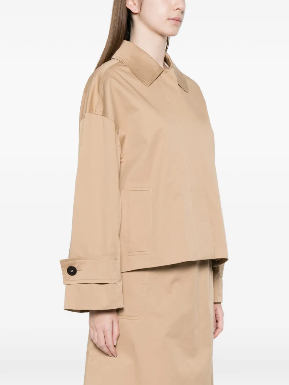 SUSANNE BOMMER Jack met opgestikte zak Beige