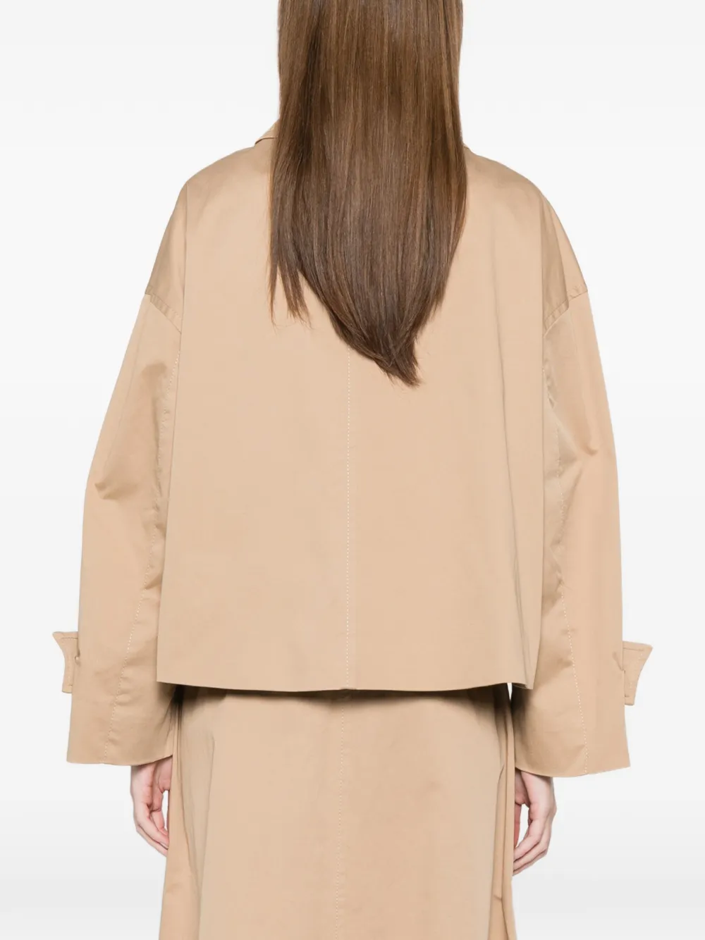 SUSANNE BOMMER Jack met opgestikte zak Beige