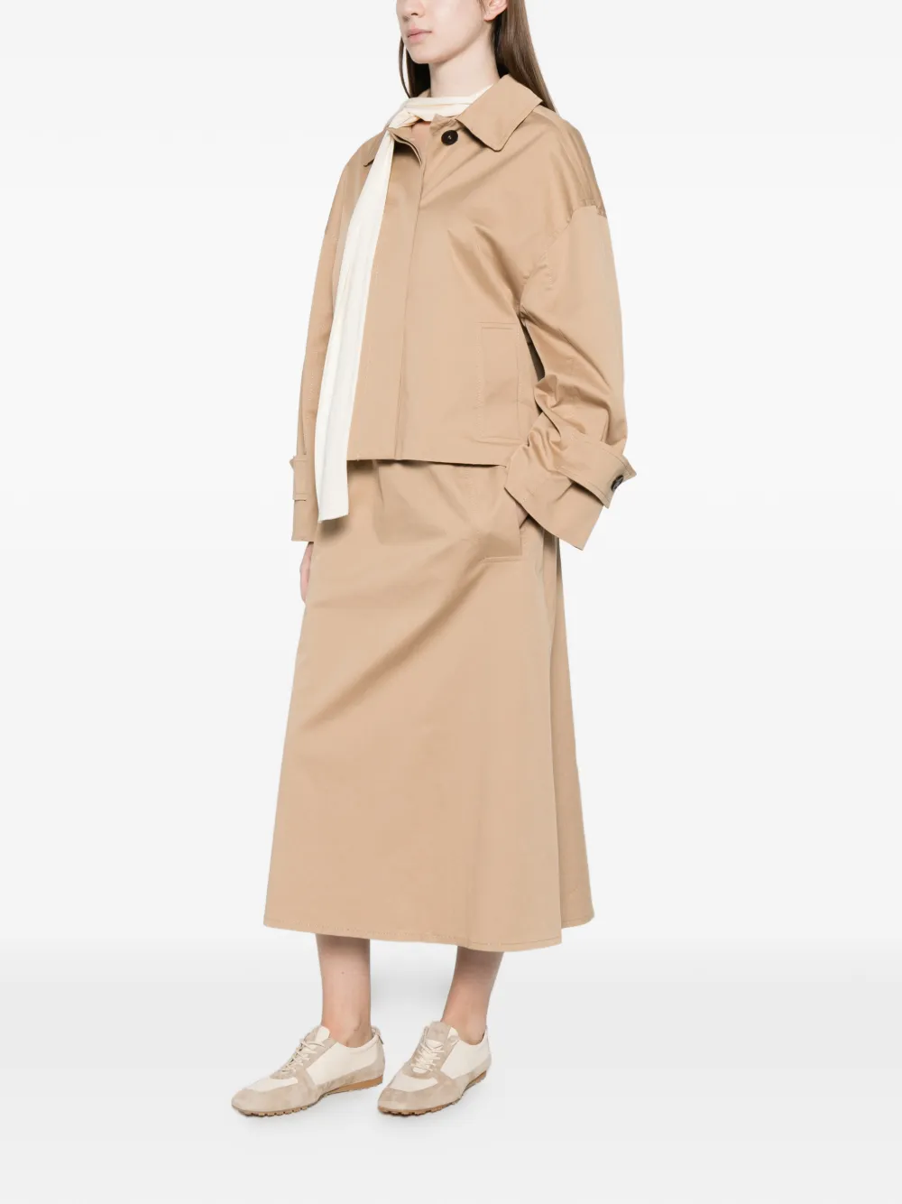 SUSANNE BOMMER Jack met opgestikte zak Beige