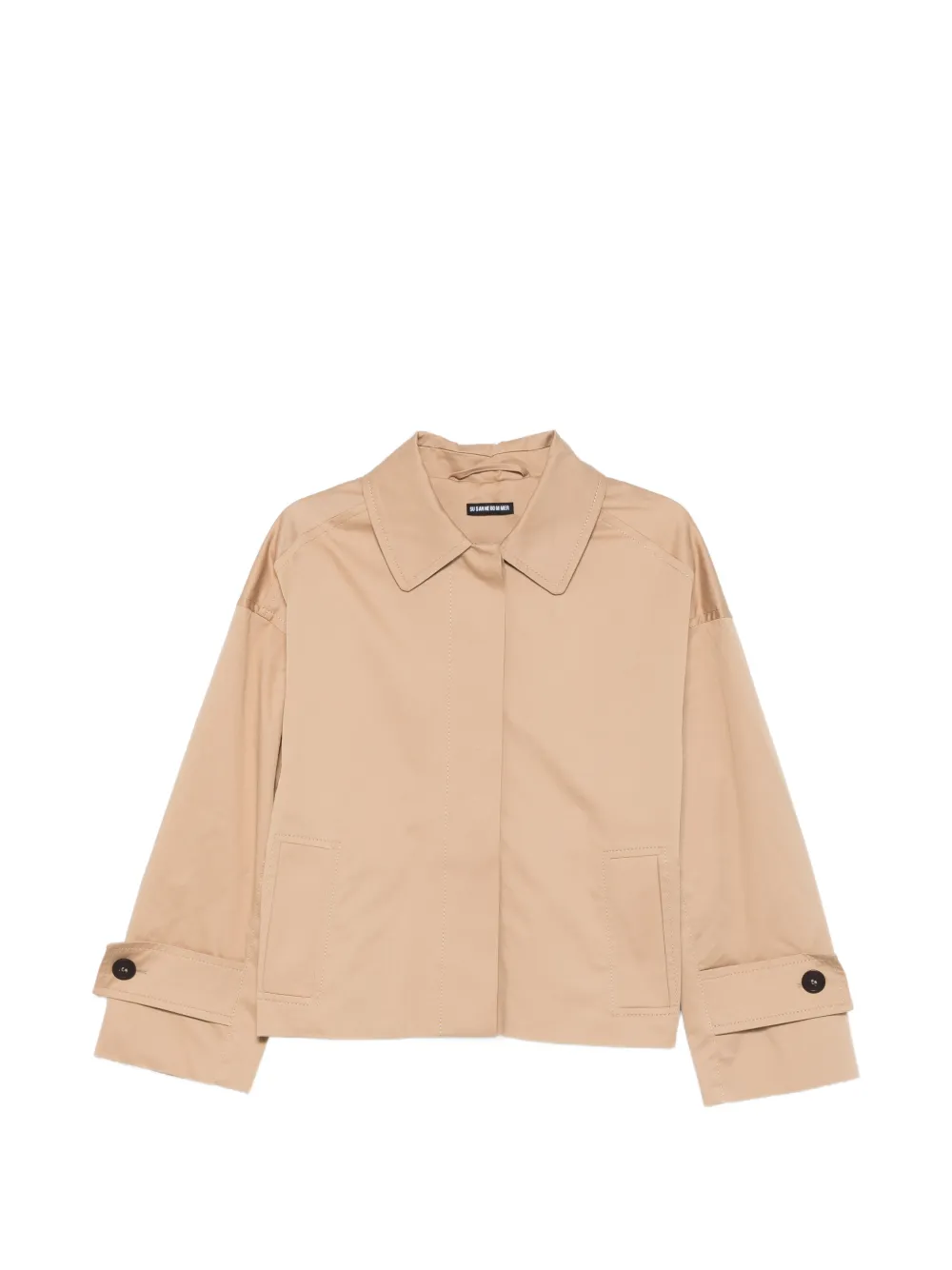 Susanne Bommer Jacke Mit Aufgesetzten Taschen In Brown