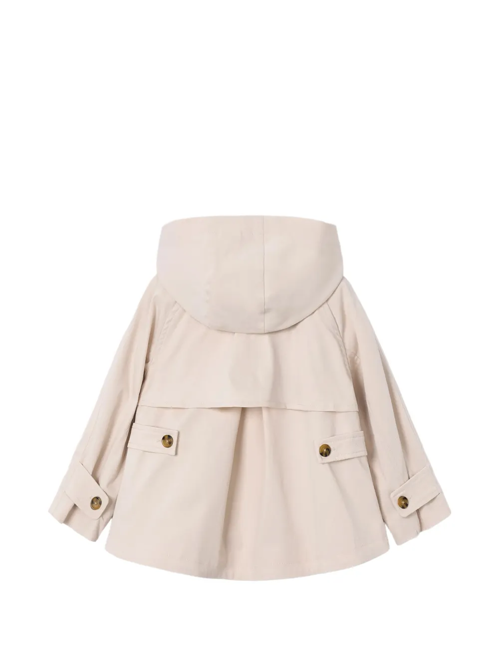 Mayoral Jack met capuchon en knopen Beige