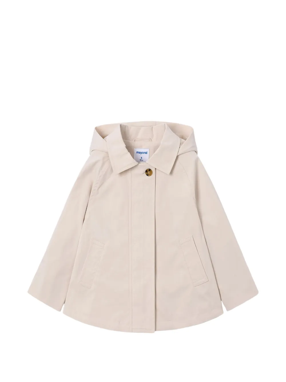 Mayoral buttoned hooded jacket - Toni neutri