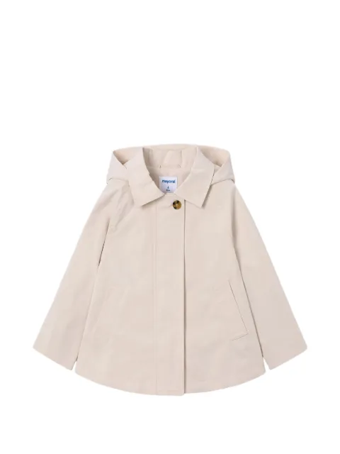 Mayoral buttoned hooded jacket