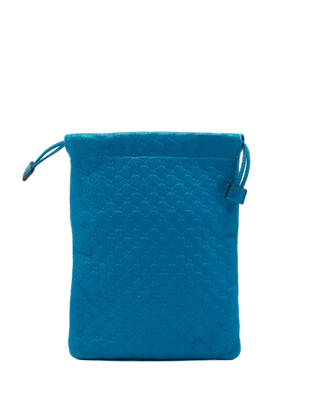 Gucci Pre-Owned 2000-2015 Microguccissima Drawstring pouch - Blu