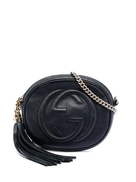 Gucci Pre-Owned 2016-2026 Mini Pebbled Calfskin Soho Chain crossbody bag