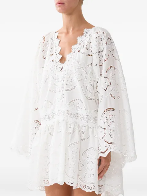 Camilla V-neck mini dress