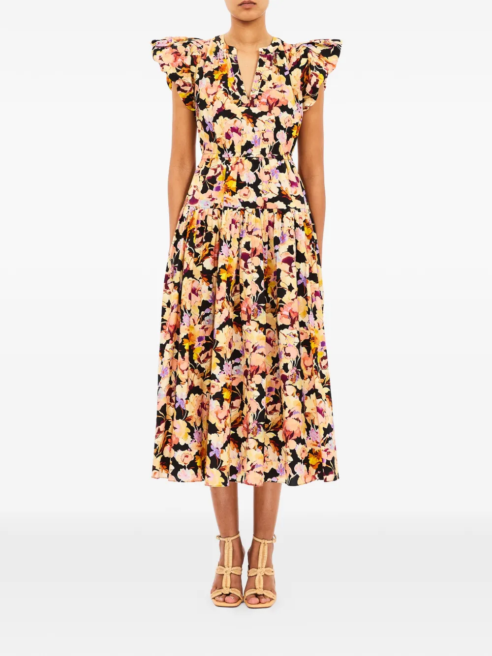 Ulla Johnson Marin midi dress - Rosa