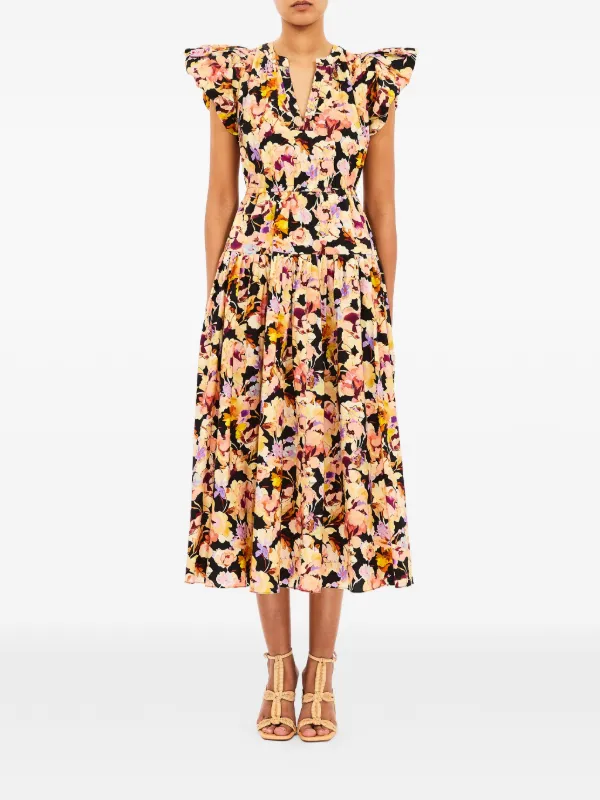knee length dresses for ladies Ulla Johnson Lyria Dress– Gallery Couture