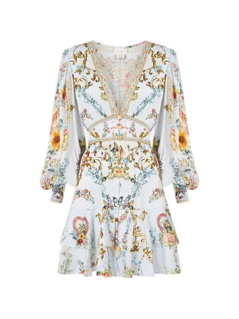 Camilla long-sleeve mini dress