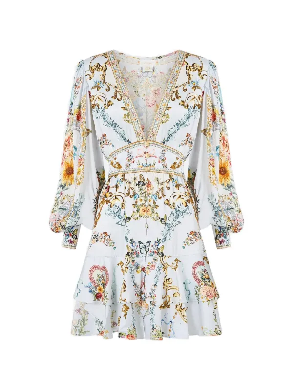 camilla long sleeve dress Camilla long-sleeve Mini Dress | Blue