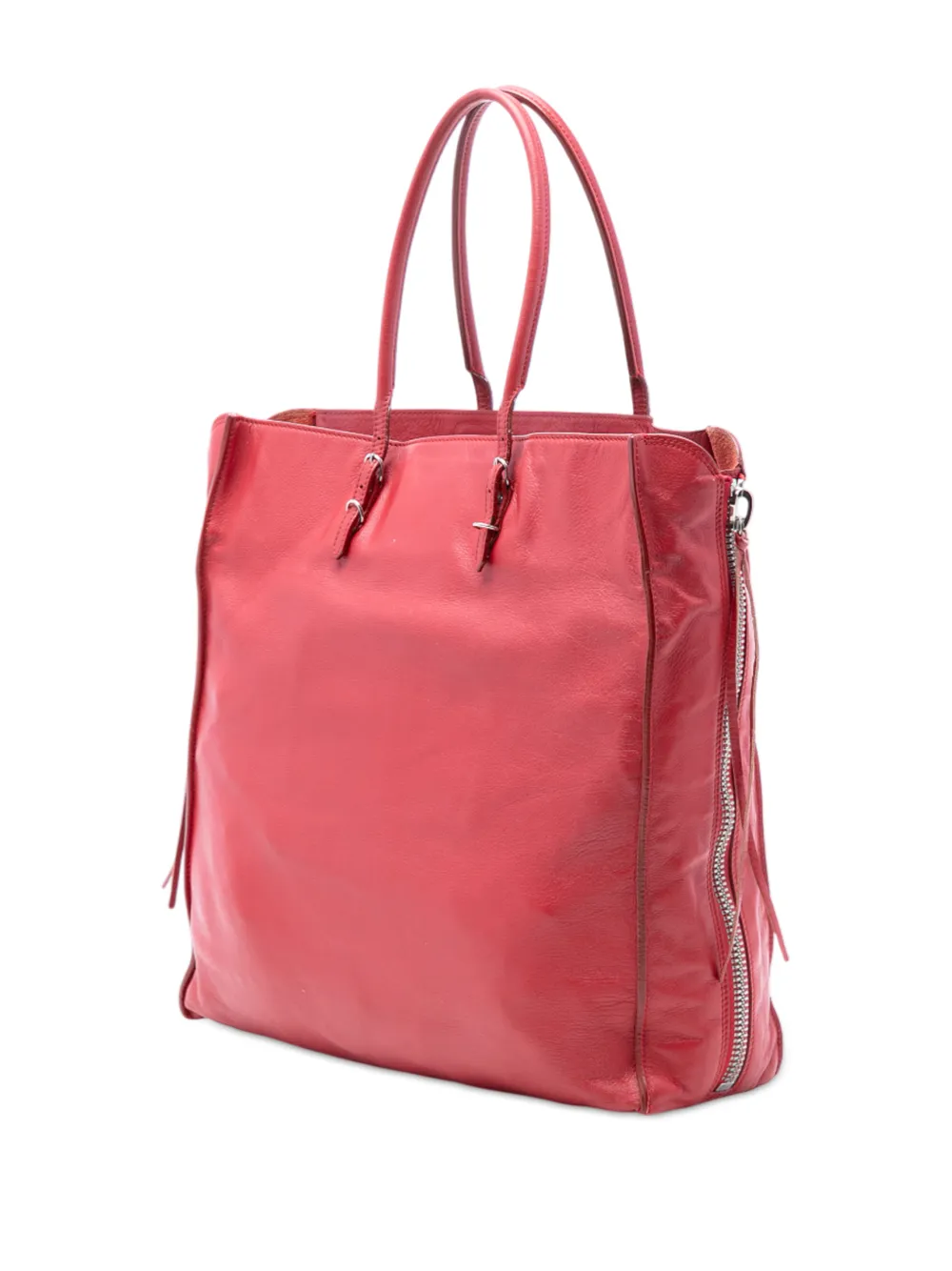 2012 Leather Papier A5 Zip Around Tote Bag