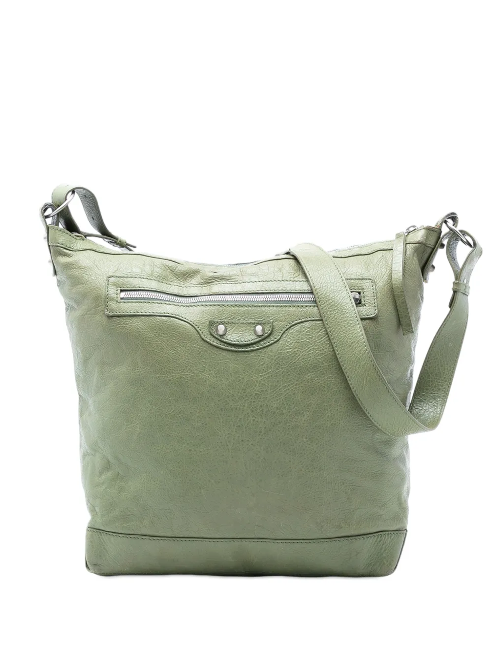 Balenciaga Pre-Owned 2013 Lambskin Motocross Classic Day crossbody bag - Verde