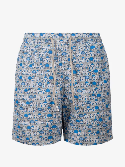 MC2 Saint Barth graphic-print drawstring swim shorts