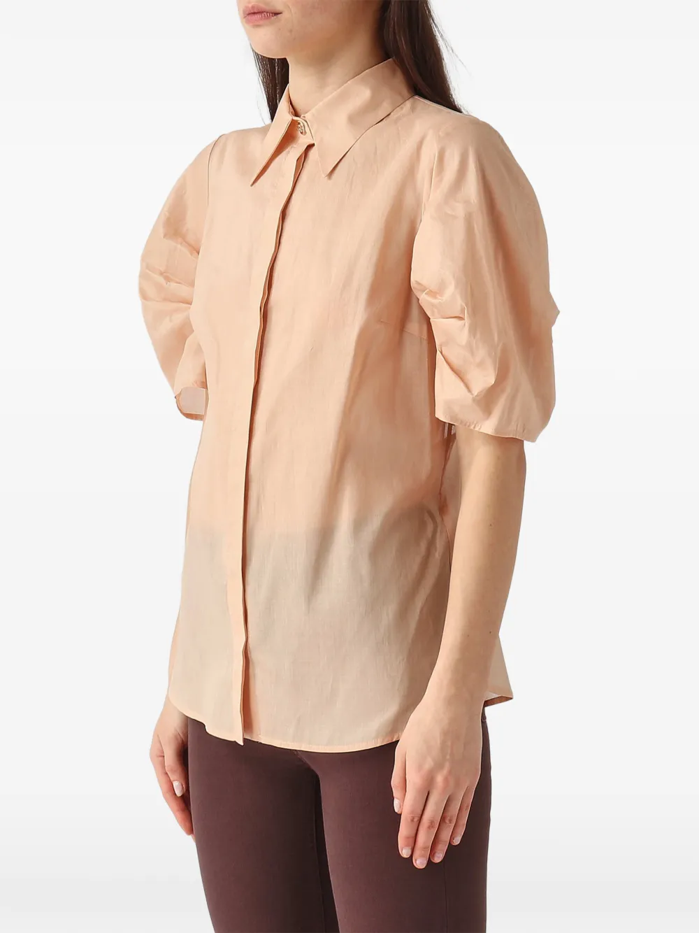  Elisabetta Franchi Open-back Shirt - Neutrals 
