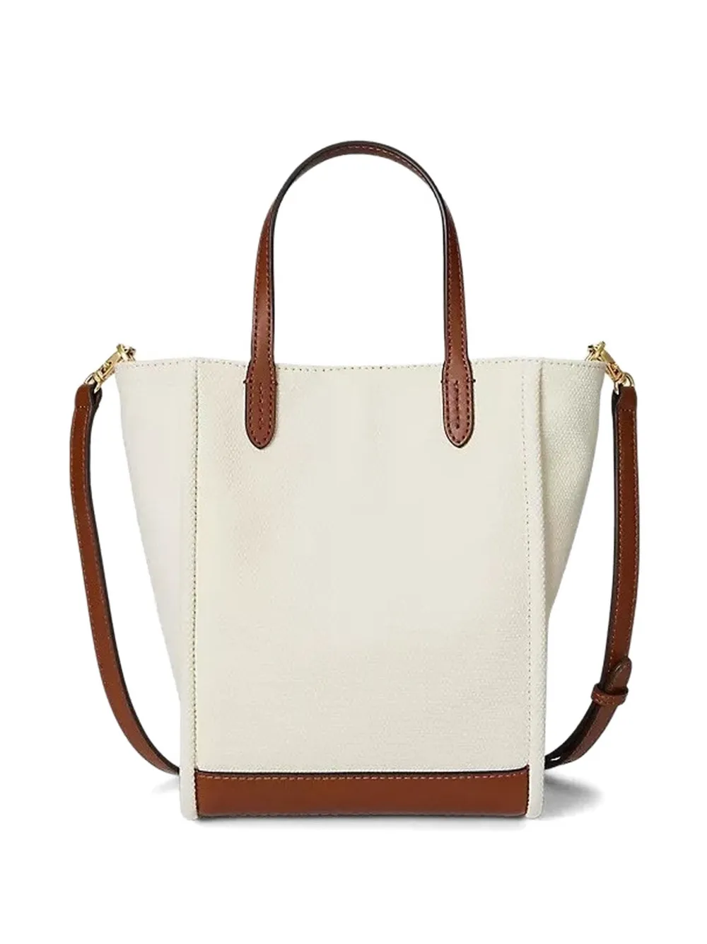 Lauren Ralph Lauren Kleine Cameryn shopper met logodetail Beige