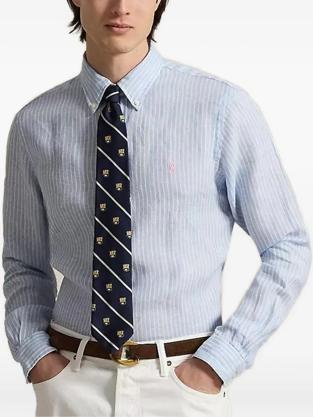 Polo Ralph Lauren striped-pattern shirt - Blu