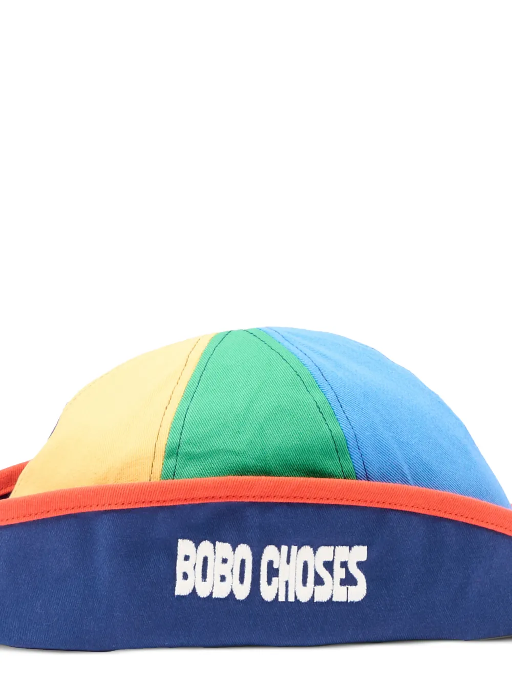  Bobo Choses Colour-block Sailor Hat - Blue 