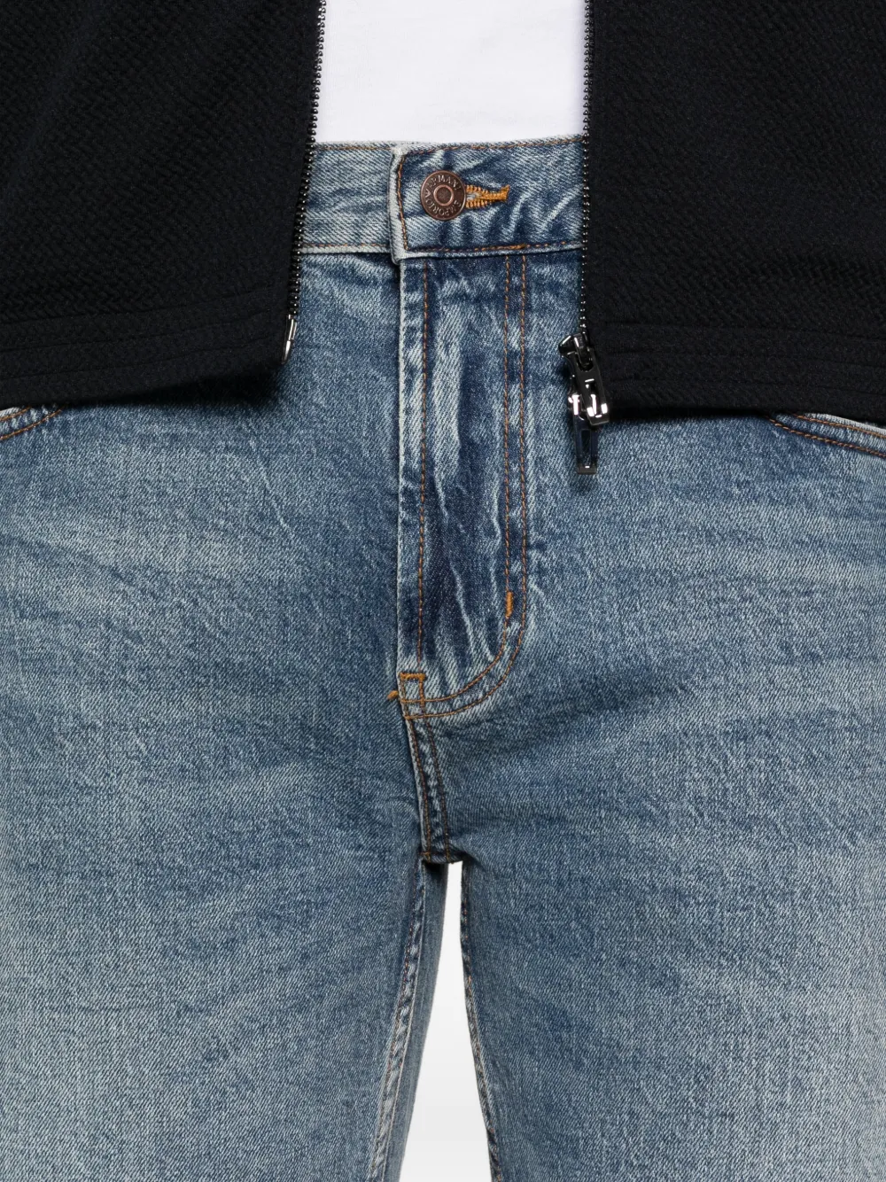 Emporio Armani Jeans met vijf zakken Blauw