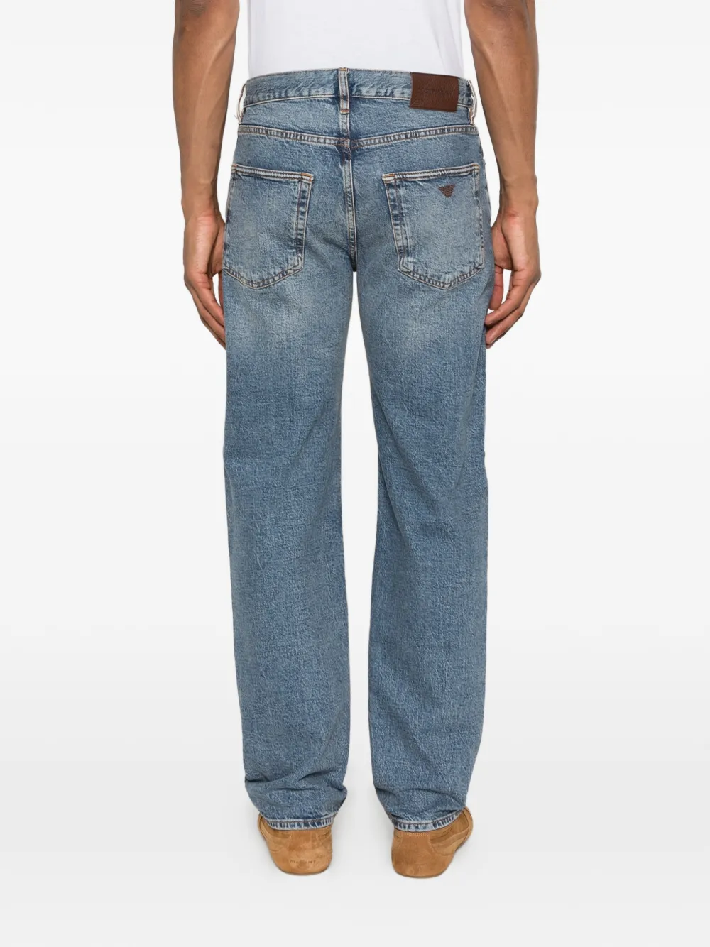 Emporio Armani Jeans met vijf zakken Blauw
